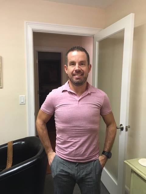 AFTER: Dan is happy and confident in his physique. Lagree Fitness has changed his body composition, increasing slow twitch muscle fibers and reducing fat, increasing strength, endurance, speed and confidence.
